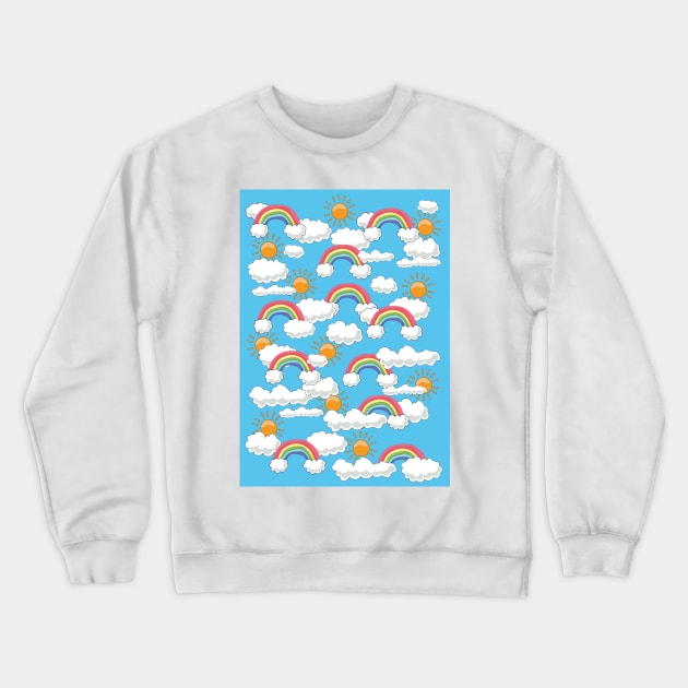 Rainbows Crewneck Sweatshirt by nickemporium1